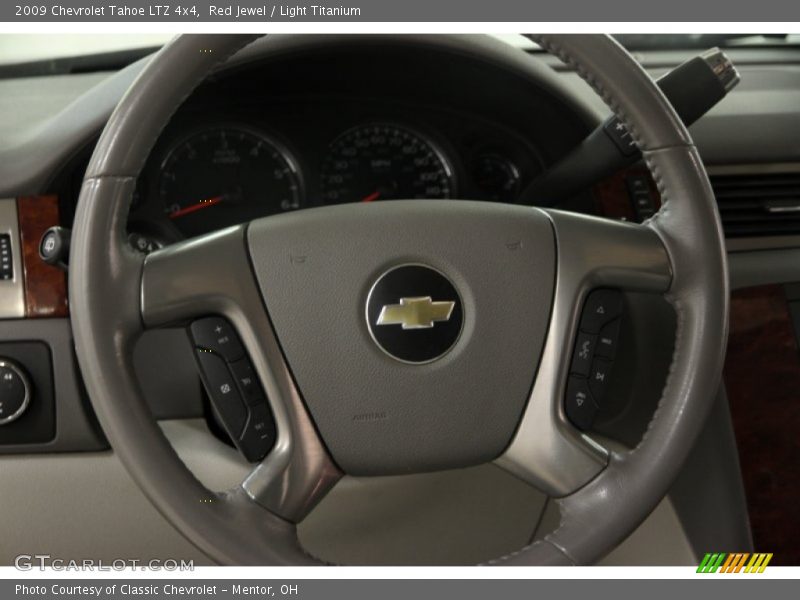 Red Jewel / Light Titanium 2009 Chevrolet Tahoe LTZ 4x4