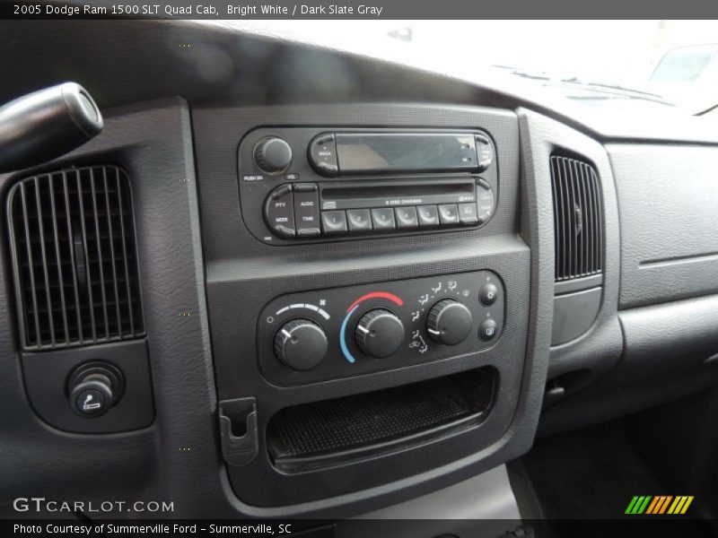 Bright White / Dark Slate Gray 2005 Dodge Ram 1500 SLT Quad Cab