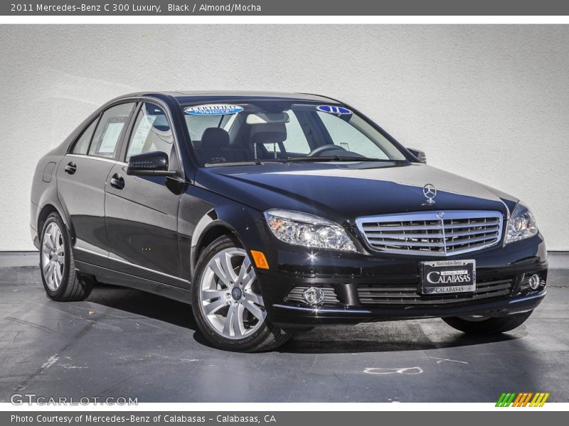 Black / Almond/Mocha 2011 Mercedes-Benz C 300 Luxury