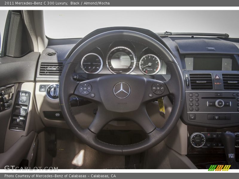 Black / Almond/Mocha 2011 Mercedes-Benz C 300 Luxury