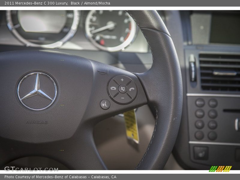 Black / Almond/Mocha 2011 Mercedes-Benz C 300 Luxury