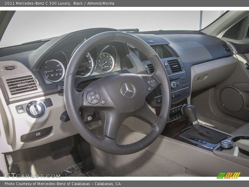 Black / Almond/Mocha 2011 Mercedes-Benz C 300 Luxury
