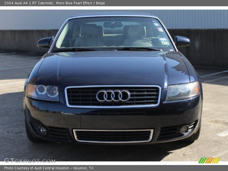 Moro Blue Pearl Effect / Beige 2004 Audi A4 1.8T Cabriolet
