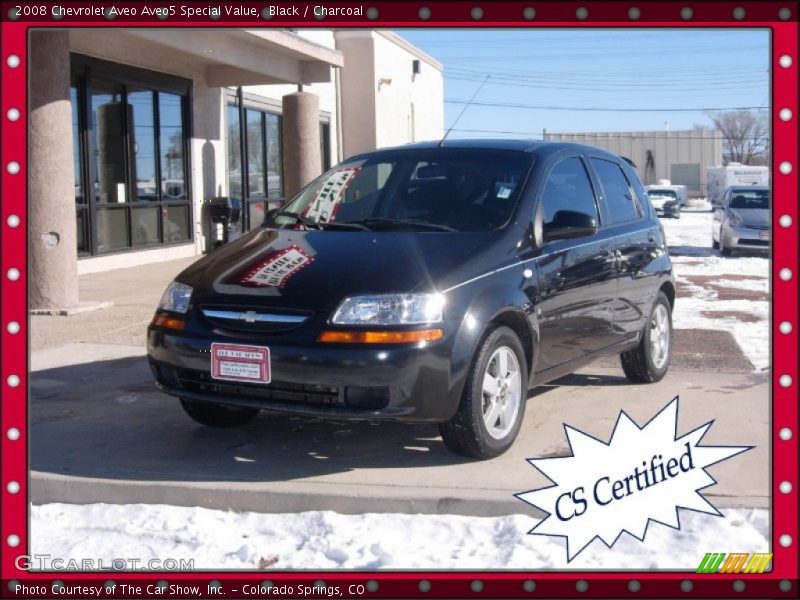 Black / Charcoal 2008 Chevrolet Aveo Aveo5 Special Value