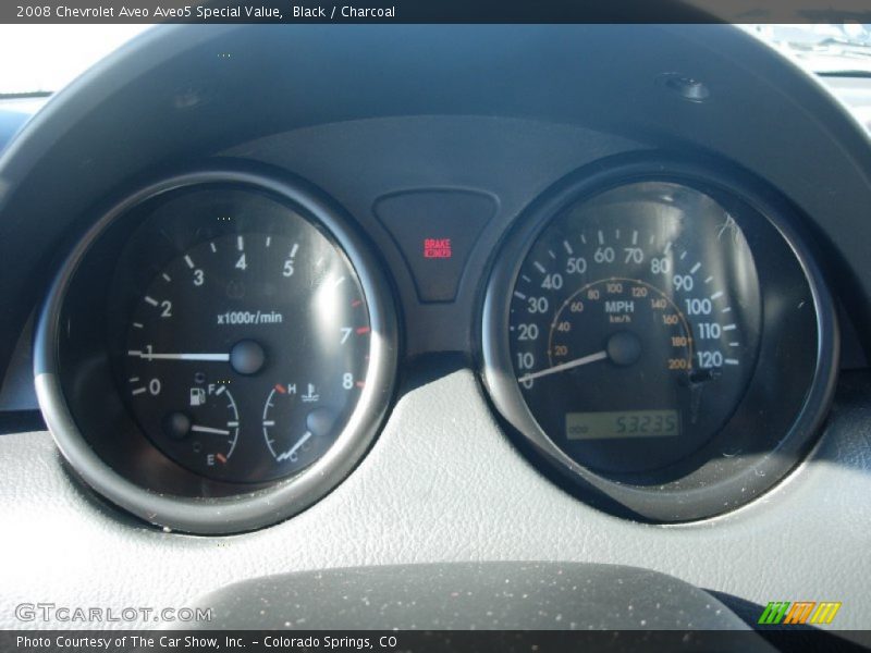 Black / Charcoal 2008 Chevrolet Aveo Aveo5 Special Value