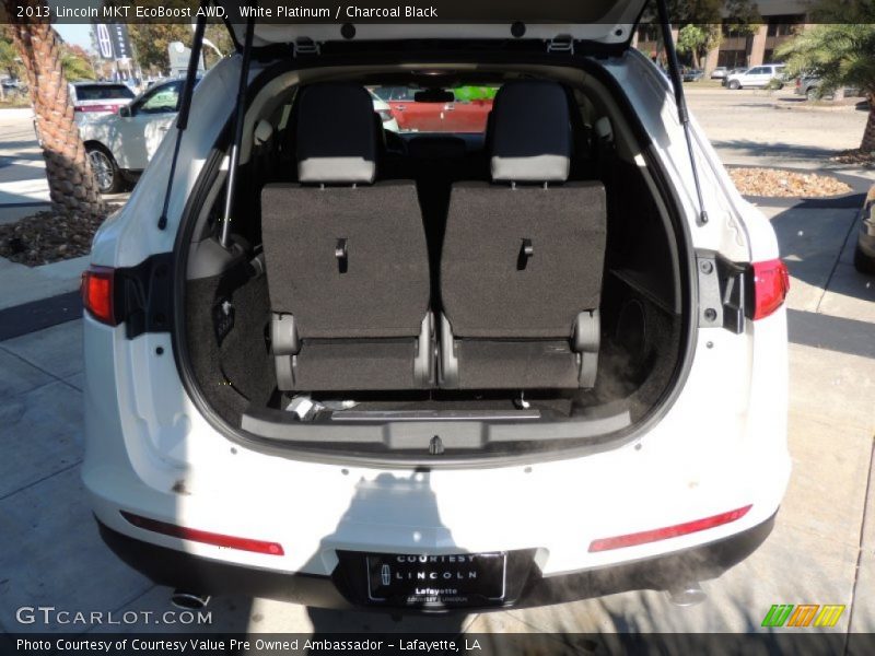 White Platinum / Charcoal Black 2013 Lincoln MKT EcoBoost AWD