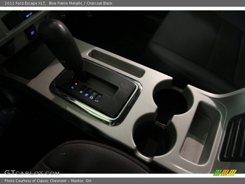 Blue Flame Metallic / Charcoal Black 2011 Ford Escape XLT