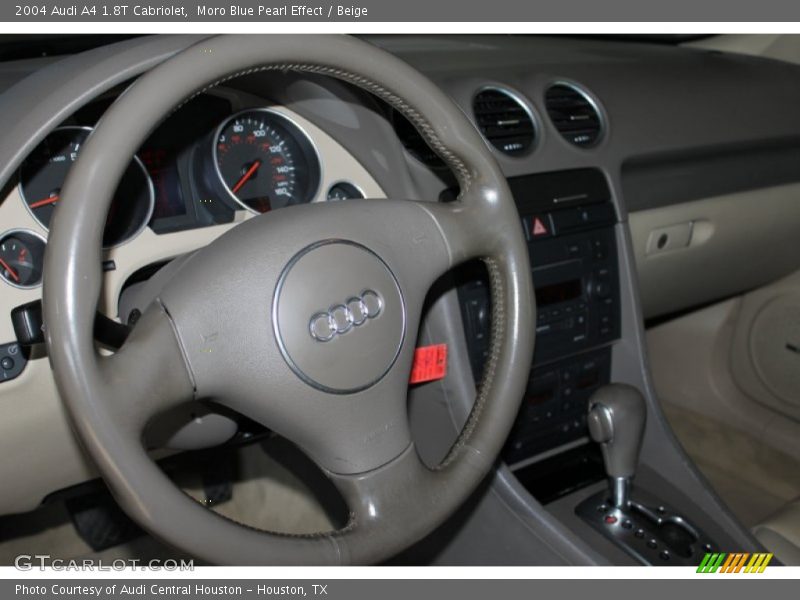 Moro Blue Pearl Effect / Beige 2004 Audi A4 1.8T Cabriolet