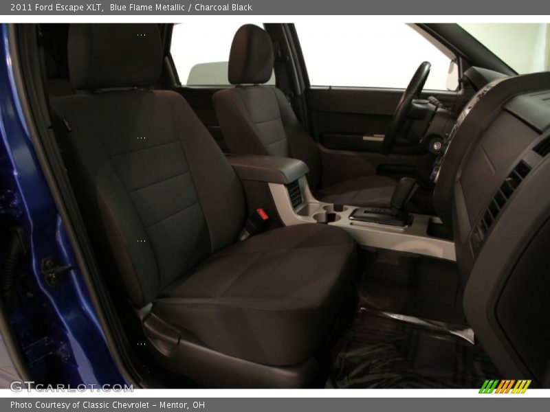 Blue Flame Metallic / Charcoal Black 2011 Ford Escape XLT