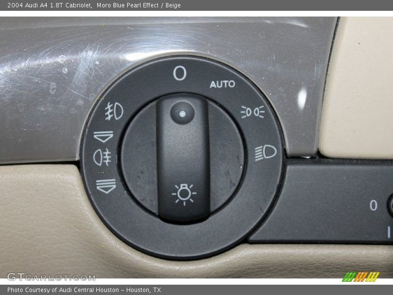 Moro Blue Pearl Effect / Beige 2004 Audi A4 1.8T Cabriolet