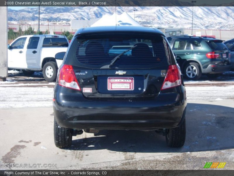 Black / Charcoal 2008 Chevrolet Aveo Aveo5 Special Value