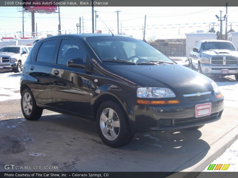 Black / Charcoal 2008 Chevrolet Aveo Aveo5 Special Value