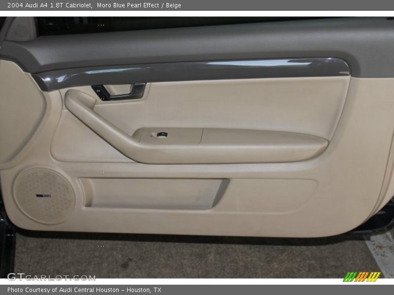 Moro Blue Pearl Effect / Beige 2004 Audi A4 1.8T Cabriolet