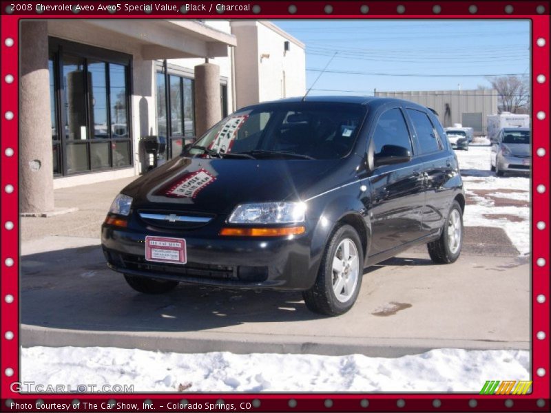 Black / Charcoal 2008 Chevrolet Aveo Aveo5 Special Value