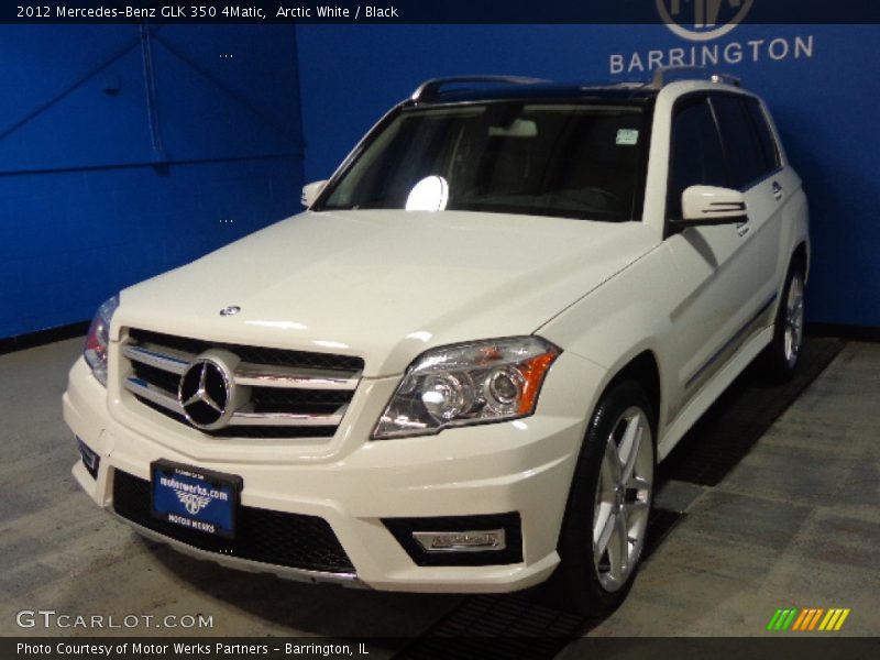 Arctic White / Black 2012 Mercedes-Benz GLK 350 4Matic