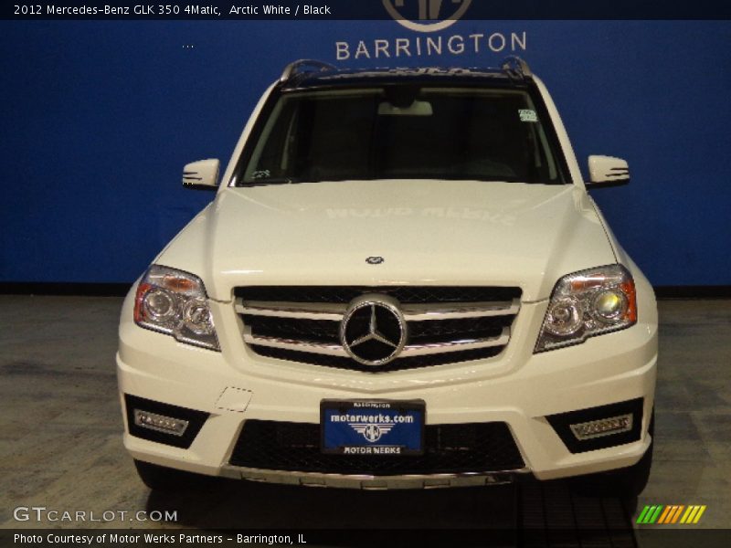 Arctic White / Black 2012 Mercedes-Benz GLK 350 4Matic