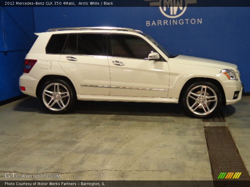 Arctic White / Black 2012 Mercedes-Benz GLK 350 4Matic