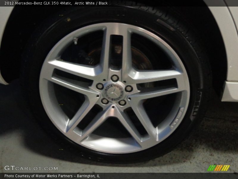 Arctic White / Black 2012 Mercedes-Benz GLK 350 4Matic