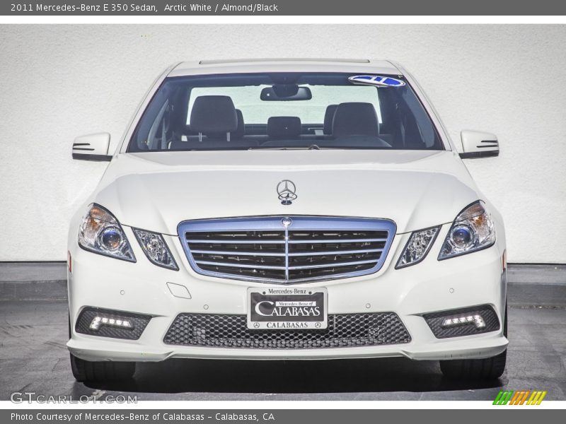 Arctic White / Almond/Black 2011 Mercedes-Benz E 350 Sedan