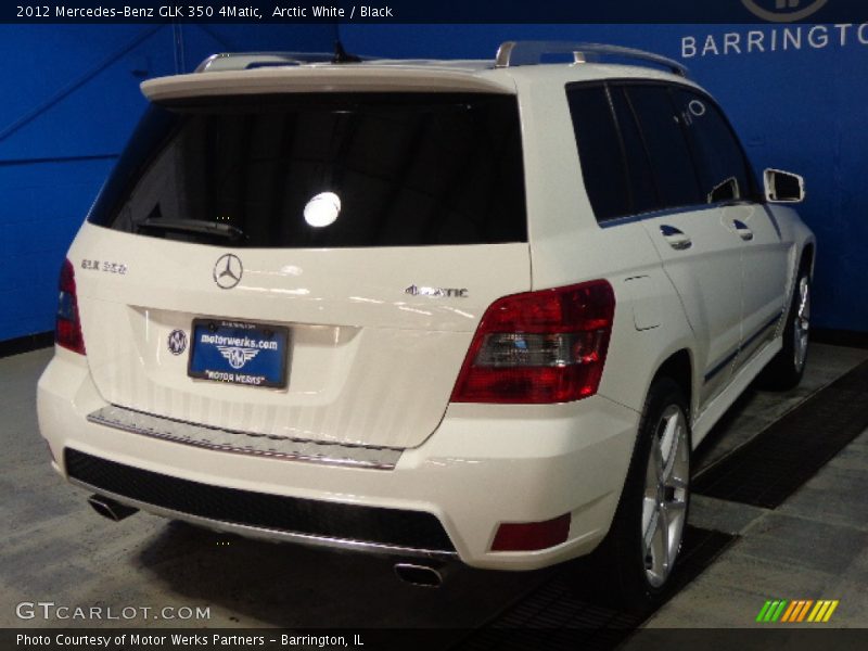 Arctic White / Black 2012 Mercedes-Benz GLK 350 4Matic