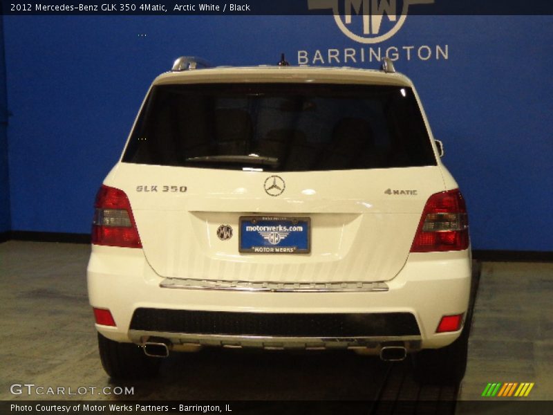 Arctic White / Black 2012 Mercedes-Benz GLK 350 4Matic