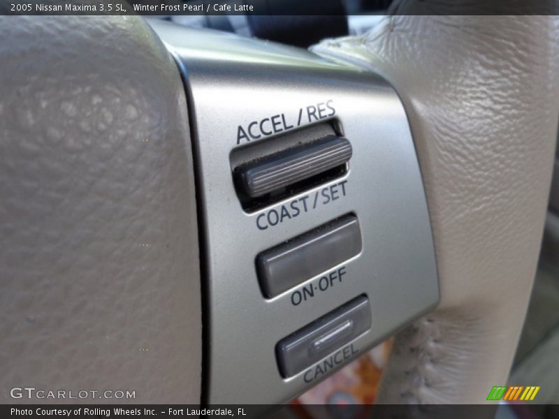 Winter Frost Pearl / Cafe Latte 2005 Nissan Maxima 3.5 SL