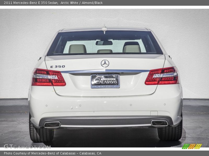 Arctic White / Almond/Black 2011 Mercedes-Benz E 350 Sedan