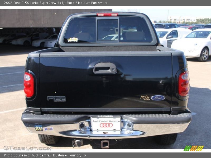 Black / Medium Parchment 2002 Ford F150 Lariat SuperCrew 4x4