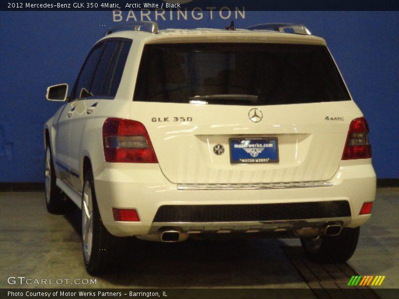Arctic White / Black 2012 Mercedes-Benz GLK 350 4Matic
