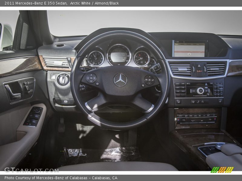 Arctic White / Almond/Black 2011 Mercedes-Benz E 350 Sedan