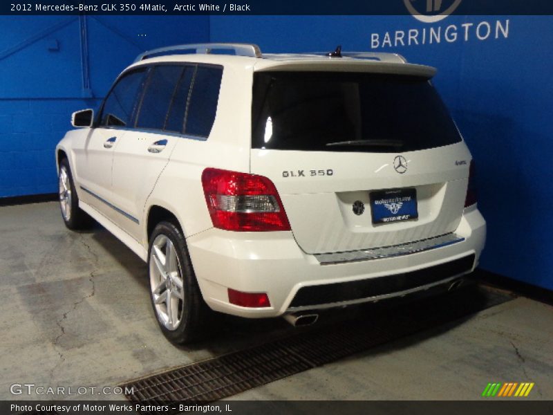 Arctic White / Black 2012 Mercedes-Benz GLK 350 4Matic