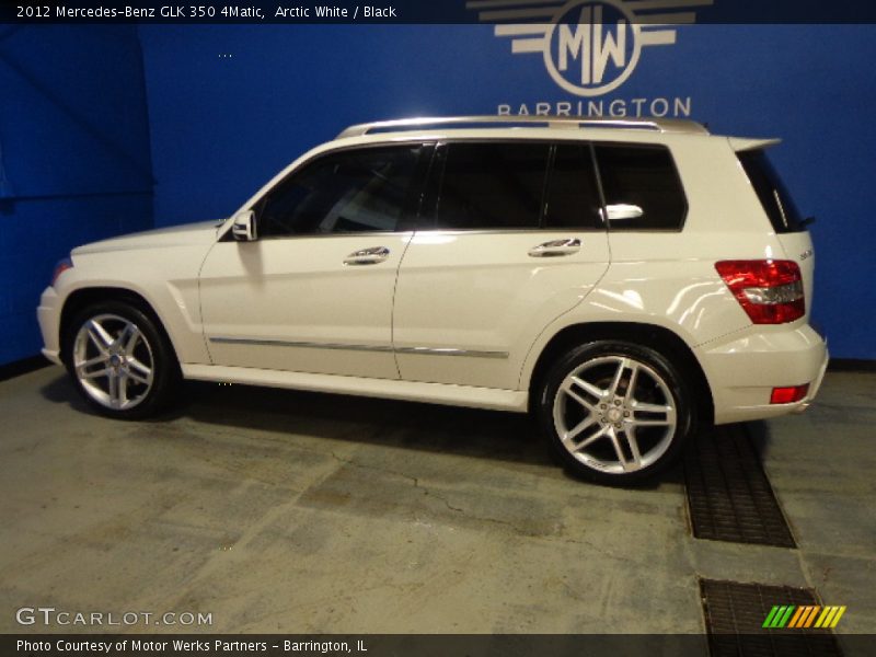 Arctic White / Black 2012 Mercedes-Benz GLK 350 4Matic