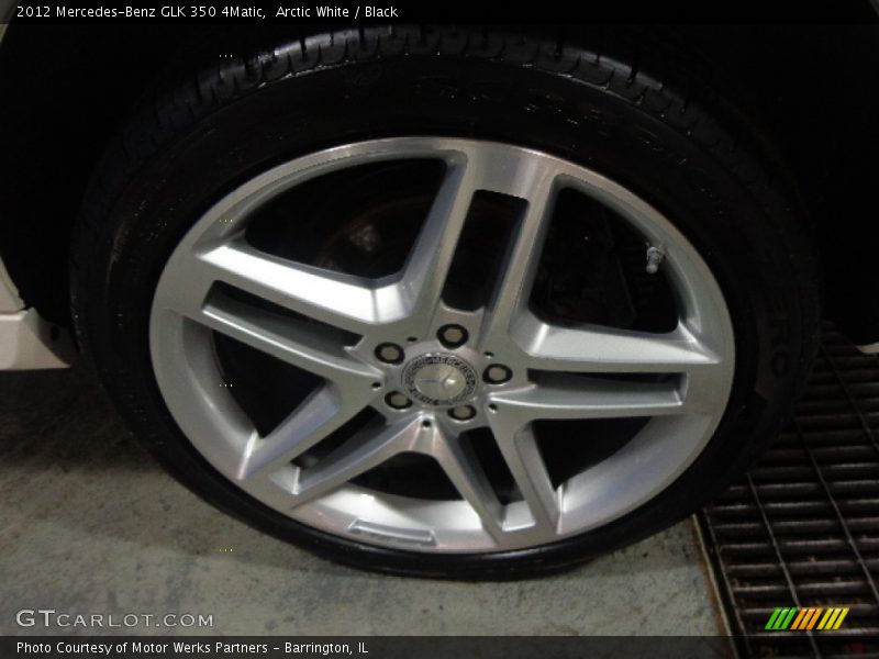 Arctic White / Black 2012 Mercedes-Benz GLK 350 4Matic