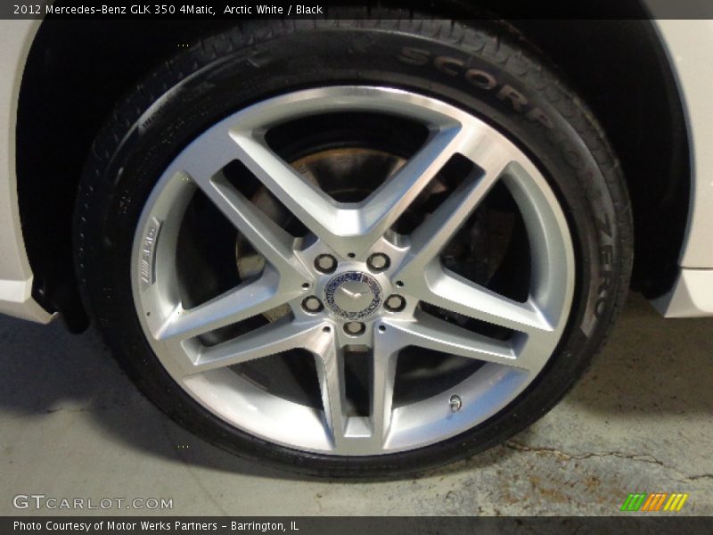 Arctic White / Black 2012 Mercedes-Benz GLK 350 4Matic