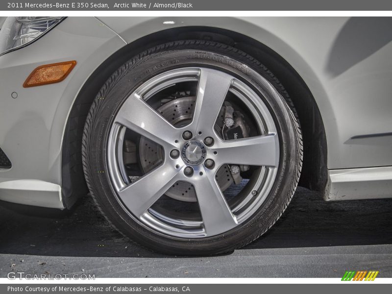 Arctic White / Almond/Black 2011 Mercedes-Benz E 350 Sedan