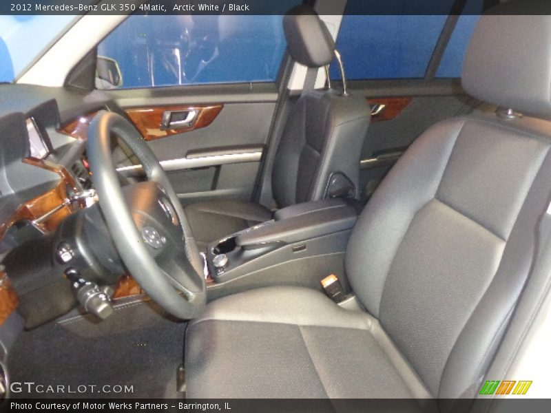 Arctic White / Black 2012 Mercedes-Benz GLK 350 4Matic