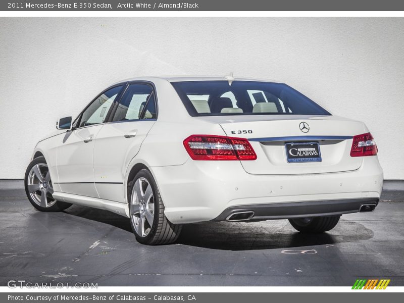 Arctic White / Almond/Black 2011 Mercedes-Benz E 350 Sedan