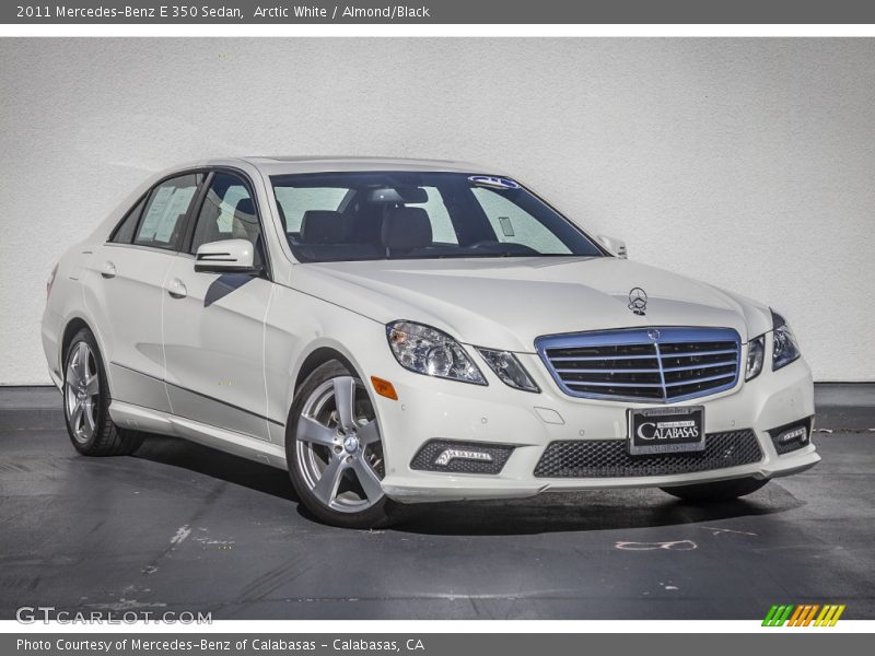 Arctic White / Almond/Black 2011 Mercedes-Benz E 350 Sedan