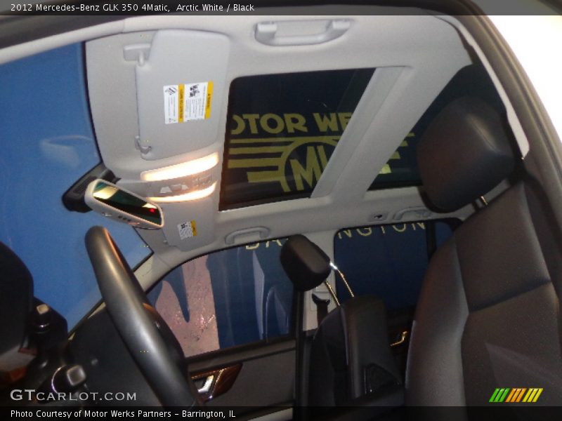 Arctic White / Black 2012 Mercedes-Benz GLK 350 4Matic
