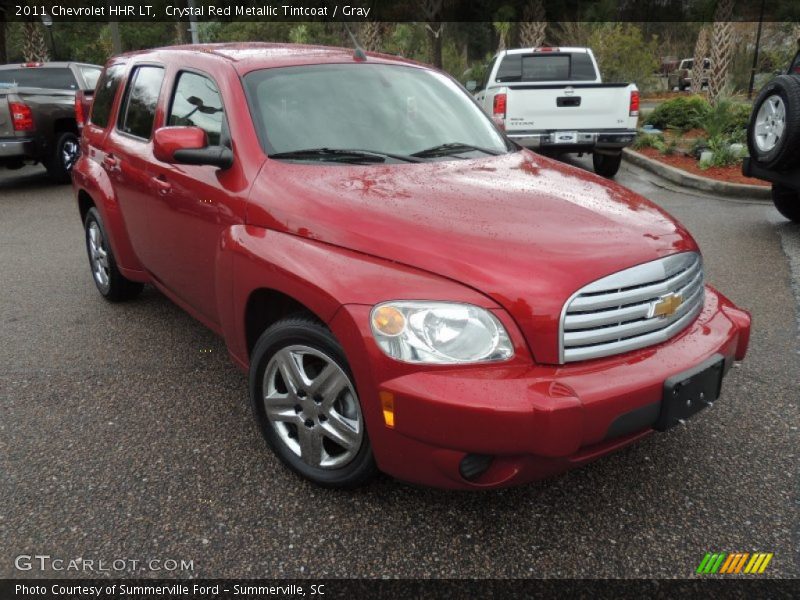 Crystal Red Metallic Tintcoat / Gray 2011 Chevrolet HHR LT