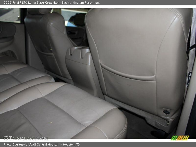 Black / Medium Parchment 2002 Ford F150 Lariat SuperCrew 4x4