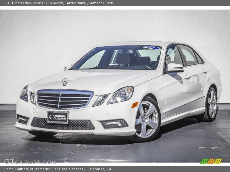 Arctic White / Almond/Black 2011 Mercedes-Benz E 350 Sedan