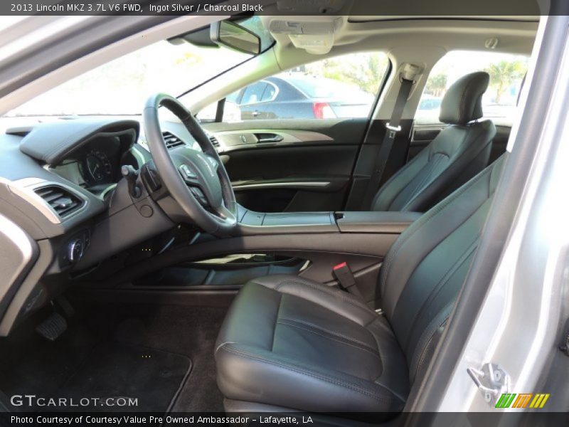 Ingot Silver / Charcoal Black 2013 Lincoln MKZ 3.7L V6 FWD