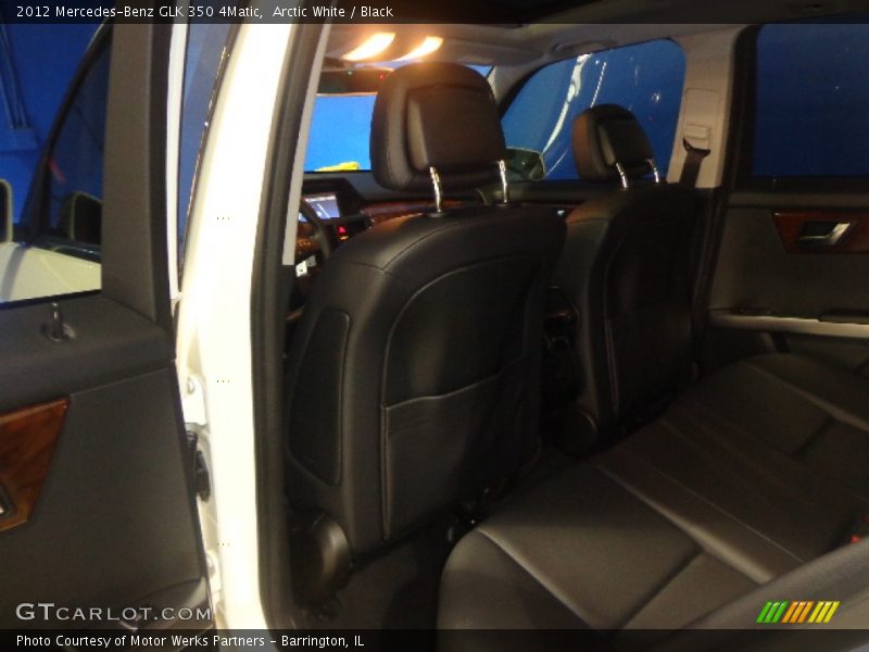 Arctic White / Black 2012 Mercedes-Benz GLK 350 4Matic
