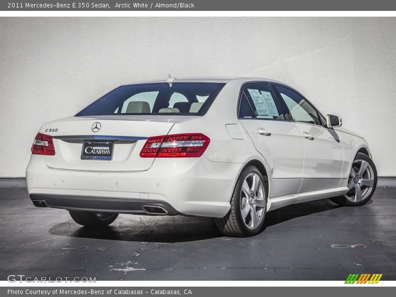 Arctic White / Almond/Black 2011 Mercedes-Benz E 350 Sedan