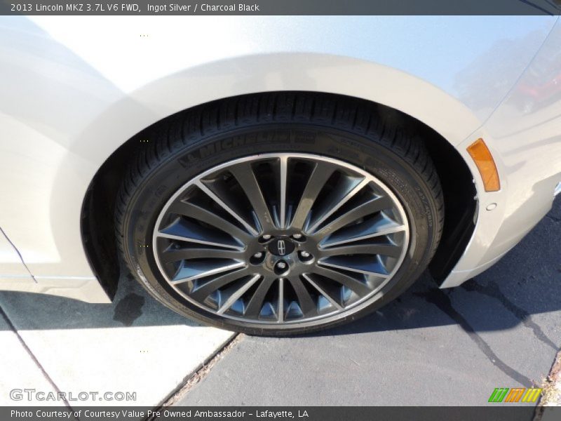 Ingot Silver / Charcoal Black 2013 Lincoln MKZ 3.7L V6 FWD