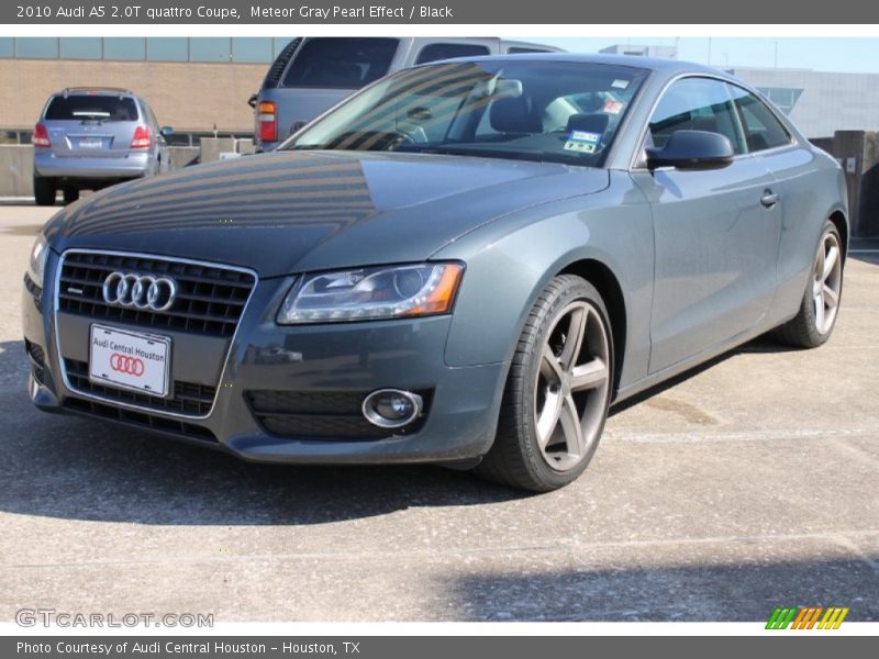Meteor Gray Pearl Effect / Black 2010 Audi A5 2.0T quattro Coupe