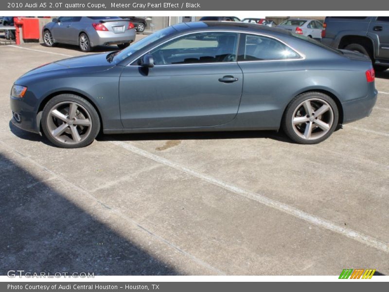 Meteor Gray Pearl Effect / Black 2010 Audi A5 2.0T quattro Coupe