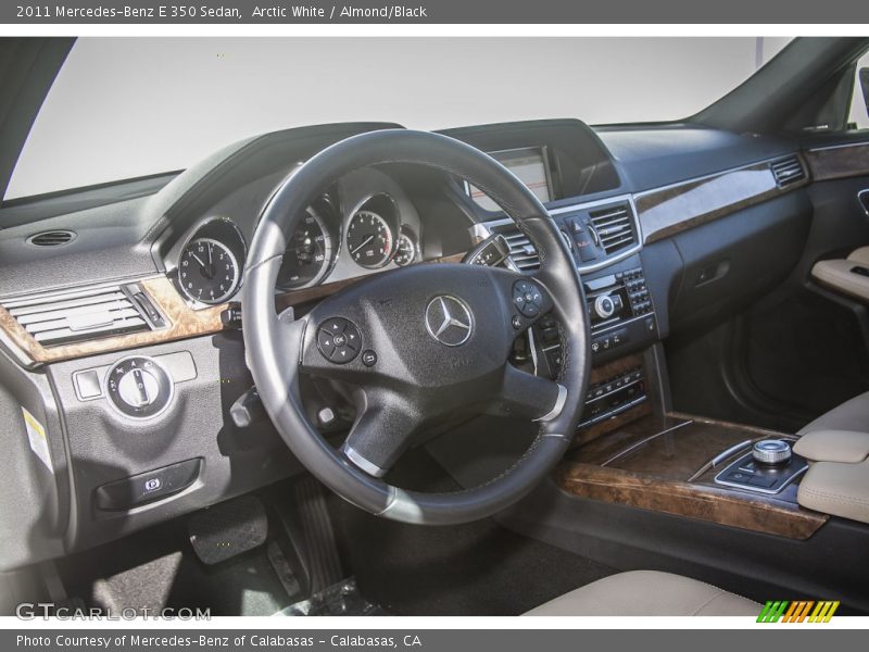Arctic White / Almond/Black 2011 Mercedes-Benz E 350 Sedan