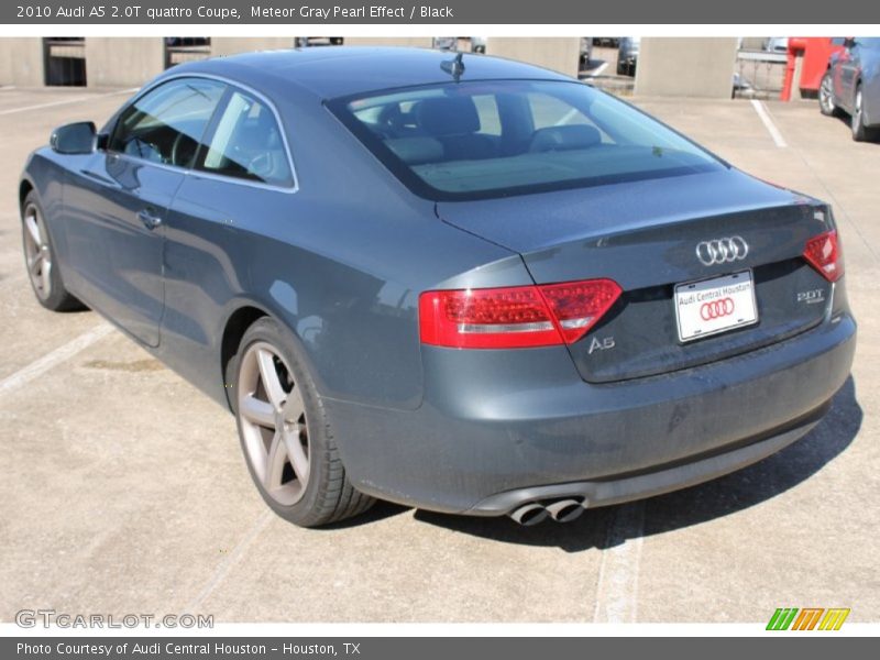 Meteor Gray Pearl Effect / Black 2010 Audi A5 2.0T quattro Coupe